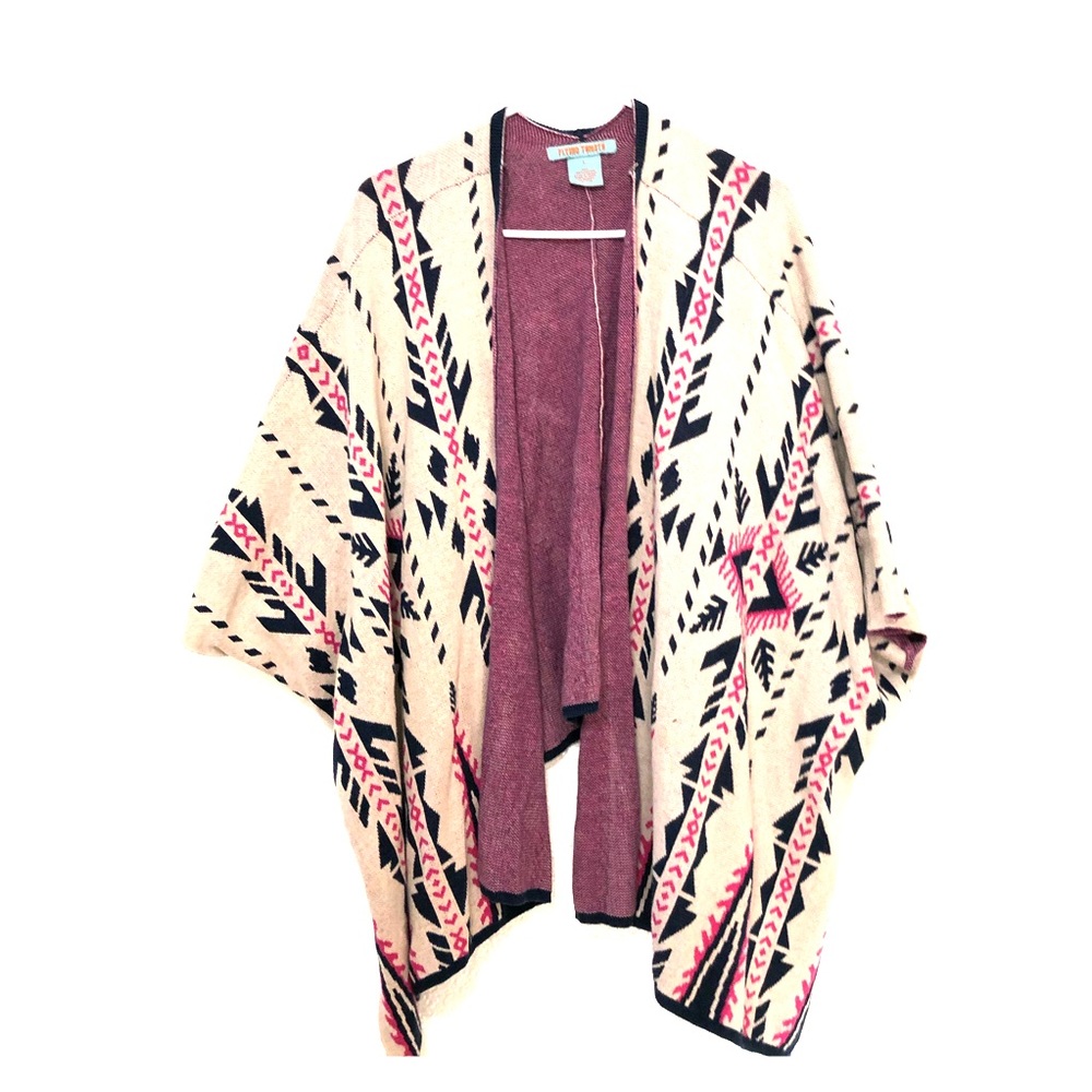 Anthropologie Flying tomato poncho